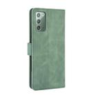 For Samsung Galaxy Note20 Solid Color Skin Feel Magnetic Buckle Horizontal Flip Calf Texture PU Leather Case with Holder & Card Slots & Wallet(Green) - 3