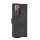For Samsung Galaxy Note20 Ultra Solid Color Skin Feel Magnetic Buckle Horizontal Flip Calf Texture PU Leather Case with Holder & Card Slots & Wallet(Black) - 2
