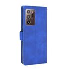 For Samsung Galaxy Note20 Ultra Solid Color Skin Feel Magnetic Buckle Horizontal Flip Calf Texture PU Leather Case with Holder & Card Slots & Wallet(Blue) - 3