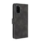 For Samsung Galaxy S20 5G Solid Color Skin Feel Magnetic Buckle Horizontal Flip Calf Texture PU Leather Case with Holder & Card Slots & Wallet(Black) - 3