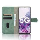 For Samsung Galaxy S20 Plus Solid Color Skin Feel Magnetic Buckle Horizontal Flip Calf Texture PU Leather Case with Holder & Card Slots & Wallet(Green) - 4