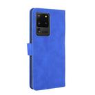 For Samsung Galaxy S20 Ultra Solid Color Skin Feel Magnetic Buckle Horizontal Flip Calf Texture PU Leather Case with Holder & Card Slots & Wallet(Blue) - 3