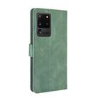 For Samsung Galaxy S20 Ultra Solid Color Skin Feel Magnetic Buckle Horizontal Flip Calf Texture PU Leather Case with Holder & Card Slots & Wallet(Green) - 2