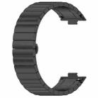For Huawei Watch Fit3 Kalebol Solid Stainless Steel Strap(Black) - 3