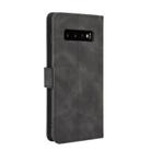 For Samsung Galaxy S10 Plus Solid Color Skin Feel Magnetic Buckle Horizontal Flip Calf Texture PU Leather Case with Holder & Card Slots & Wallet(Black) - 3