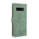 For Samsung Galaxy S10 Plus Solid Color Skin Feel Magnetic Buckle Horizontal Flip Calf Texture PU Leather Case with Holder & Card Slots & Wallet(Green) - 3