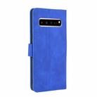 For Samsung Galaxy S10 5G Solid Color Skin Feel Magnetic Buckle Horizontal Flip Calf Texture PU Leather Case with Holder & Card Slots & Wallet(Blue) - 3