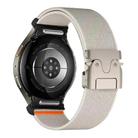 For Samsung Galaxy Watch 7 / 6 / 5 / 4 Press Button Connector Parachute Buckle Elastic Nylon Watch Band(Starlight) - 1