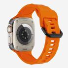 For Apple Watch 46mm / 49mm / 45mm / 44mm Kalebol Ripple Sports Silicone Strap(Orange) - 2