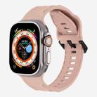 For Apple Watch 46mm / 49mm / 45mm / 44mm Kalebol Ripple Sports Silicone Strap(Pink Sand) - 1