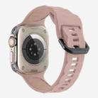 For Apple Watch 46mm / 49mm / 45mm / 44mm Kalebol Ripple Sports Silicone Strap(Pink Sand) - 2