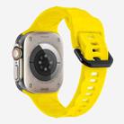 For Apple Watch 46mm / 49mm / 45mm / 44mm Kalebol Ripple Sports Silicone Strap(Yellow) - 2