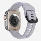For Apple Watch 46mm / 49mm / 45mm / 44mm Kalebol Ripple Sports Silicone Strap(Space Grey) - 2