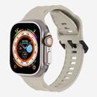For Apple Watch 46mm / 49mm / 45mm / 44mm Kalebol Ripple Sports Silicone Strap(Starlight) - 1