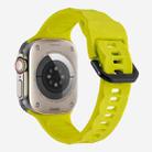 For Apple Watch 46mm / 49mm / 45mm / 44mm Kalebol Ripple Sports Silicone Strap(Fluorescent Green) - 2