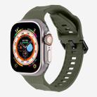 For Apple Watch 42mm / 41mm / 40mm / 38mm Kalebol Ripple Sports Silicone Strap(Dark Green) - 1