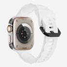 For Apple Watch 42mm / 41mm / 40mm / 38mm Kalebol Ripple Sports Silicone Strap(White) - 2