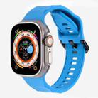 For Apple Watch 42mm / 41mm / 40mm / 38mm Kalebol Ripple Sports Silicone Strap(Blue) - 1