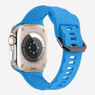 For Apple Watch 42mm / 41mm / 40mm / 38mm Kalebol Ripple Sports Silicone Strap(Blue) - 2