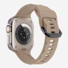 For Apple Watch 42mm / 41mm / 40mm / 38mm Kalebol Ripple Sports Silicone Strap(Brown) - 2