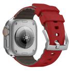 For Apple Watch 46mm / 49mm / 45mm / 44mm Kalebol Contrast Two-tone Silicone Strap(Red) - 2