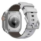For Apple Watch 46mm / 49mm / 45mm / 44mm Kalebol Contrast Two-tone Silicone Strap(Light Grey) - 2