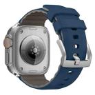 For Apple Watch 42mm / 41mm / 40mm / 38mm Kalebol Contrast Two-tone Silicone Strap(Midnight Blue) - 2