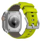 For Apple Watch 42mm / 41mm / 40mm / 38mm Kalebol Contrast Two-tone Silicone Strap(Fluorescent Green) - 2