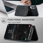 For Samsung Galaxy S25 Edge 5G JEEHOOD J02 Magnetic Zipper Horizontal Flip Leather Phone Case(Black) - 3