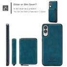 For Samsung Galaxy S25 Edge 5G JEEHOOD J02 Magnetic Zipper Horizontal Flip Leather Phone Case(Blue) - 2