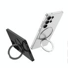 For Samsung Galaxy S25 Ultra 5G GKK Ultra-thin All-inclusive Rotation Holder MagSafe Phone Case(Black) - 3