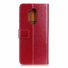 For OnePlus 8 Pro 3-Color Pearl Texture Magnetic Buckle Horizontal Flip PU Leather Case with Card Slots & Wallet & Holder(Wine Red) - 2