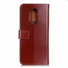 For OnePlus 8 Pro 3-Color Pearl Texture Magnetic Buckle Horizontal Flip PU Leather Case with Card Slots & Wallet & Holder(Brown) - 2
