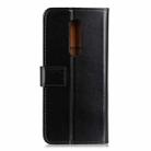 For OnePlus 8 3-Color Pearl Texture Magnetic Buckle Horizontal Flip PU Leather Case with Card Slots & Wallet & Holder(Black) - 2