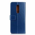 For OnePlus 8 3-Color Pearl Texture Magnetic Buckle Horizontal Flip PU Leather Case with Card Slots & Wallet & Holder(Blue) - 2