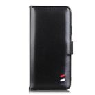 For OnePlus Nord 3-Color Pearl Texture Magnetic Buckle Horizontal Flip PU Leather Case with Card Slots & Wallet & Holder(Black) - 1