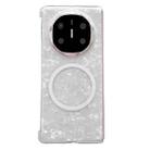 For Huawei Mate X5 Pearlescent Shell Texture MagSafe Phone Case(White) - 1