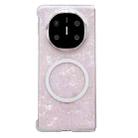 For Huawei Mate X5 Pearlescent Shell Texture MagSafe Phone Case(Pink) - 1
