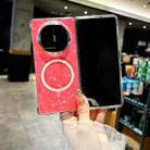 For Huawei Mate X3 Pearlescent Shell Texture MagSafe Phone Case(Red) - 3