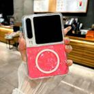 For Huawei Pura X Pearlescent Shell Texture MagSafe Phone Case(Red) - 2