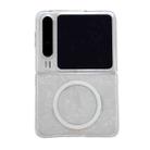 For Huawei Pura X Pearlescent Shell Texture MagSafe Phone Case(Beige) - 1