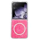 For Xiaomi Mix Flip Pearlescent Shell Texture MagSafe Phone Case(Red) - 1