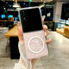 For Xiaomi Mix Flip Pearlescent Shell Texture MagSafe Phone Case(Pink) - 2