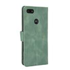 For Motorola Moto E6 Play Solid Color Skin Feel Magnetic Buckle Horizontal Flip Calf Texture PU Leather Case with Holder & Card Slots & Wallet(Green) - 3