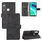 For Motorola Moto G Fast Solid Color Skin Feel Magnetic Buckle Horizontal Flip Calf Texture PU Leather Case with Holder & Card Slots & Wallet(Black) - 1