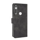 For Motorola Moto G Fast Solid Color Skin Feel Magnetic Buckle Horizontal Flip Calf Texture PU Leather Case with Holder & Card Slots & Wallet(Black) - 2