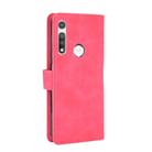 For Motorola Moto G Fast Solid Color Skin Feel Magnetic Buckle Horizontal Flip Calf Texture PU Leather Case with Holder & Card Slots & Wallet(Rose Red) - 3