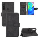 For Motorola Moto G Power / G8 Power(US Version) Solid Color Skin Feel Magnetic Buckle Horizontal Flip Calf Texture PU Leather Case with Holder & Card Slots & Wallet(Black) - 1