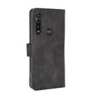 For Motorola Moto G Power / G8 Power(US Version) Solid Color Skin Feel Magnetic Buckle Horizontal Flip Calf Texture PU Leather Case with Holder & Card Slots & Wallet(Black) - 3