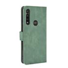 For Motorola Moto G Power / G8 Power(US Version) Solid Color Skin Feel Magnetic Buckle Horizontal Flip Calf Texture PU Leather Case with Holder & Card Slots & Wallet(Green) - 3